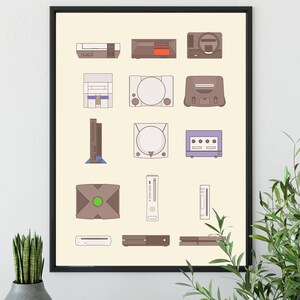 Video game Art Print for Video Game Poster, Gaming Room Man Cave Poster image 2