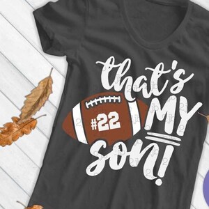 Football SVG That's My Son SVG Football Mom Svg - Etsy