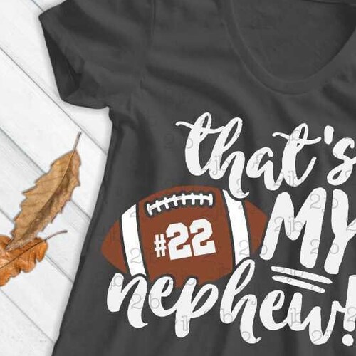 Nephew SVG Football Aunt Uncle - Etsy 