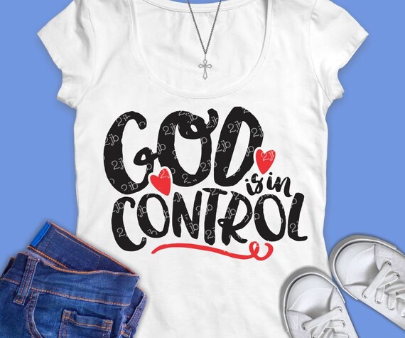 Download Christian Svg God Is In Control Svg Religious Tshirt Design Trust Peace Hope Faith Sublimation Cut File Svg Dxf Png By Doodlelulu Party By 2 June Bugs Llc Catch My Party