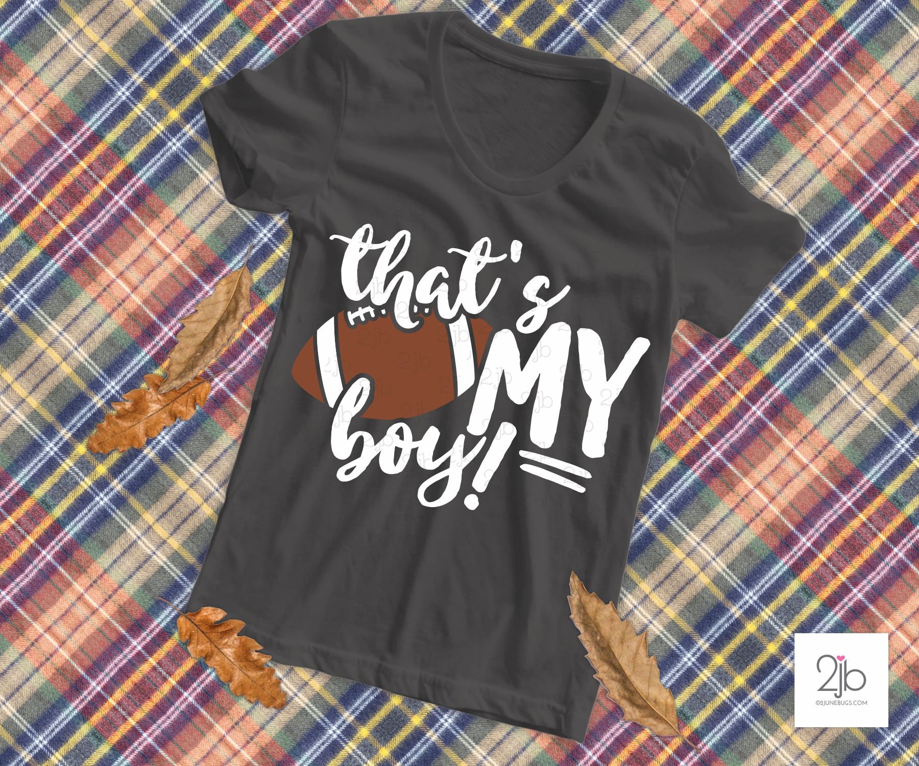 That's My Boy #7 T-Shirt - Distressed Football Mom Tee main image 0