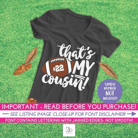 Football SVG, That's My Cousin SVG, football cousin svg, football