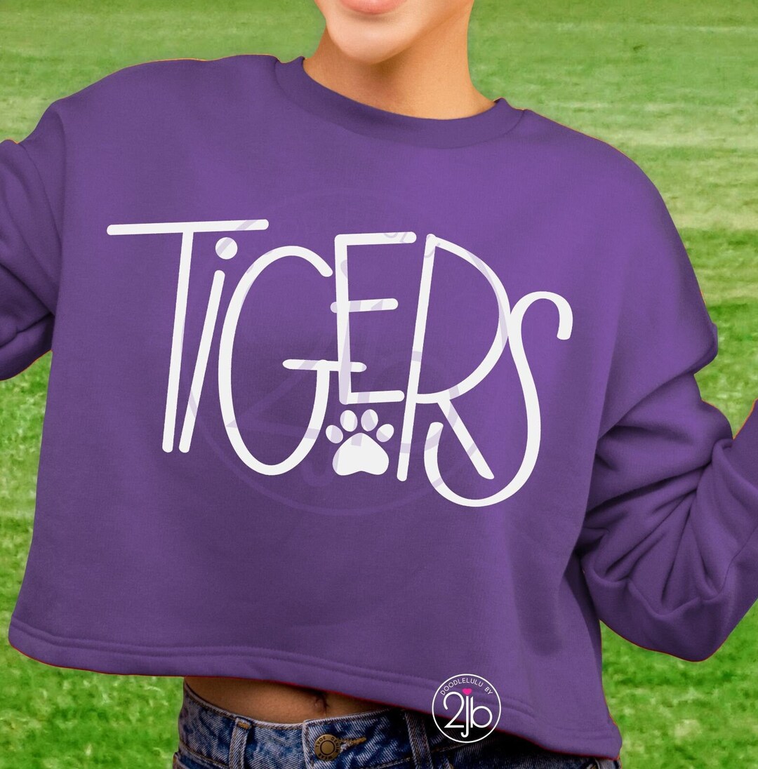 Tigers SVG Tiger Paw Print Svg Tiger for Game Day Shirt - Etsy