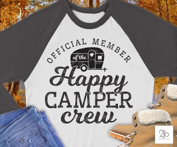 Camping SVG, Happy Camper Crew svg, happy camper svg ...