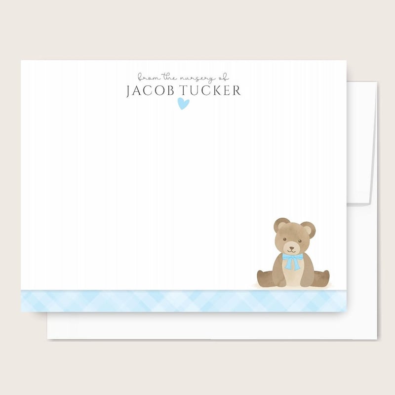 Baby Boy Stationery - Etsy