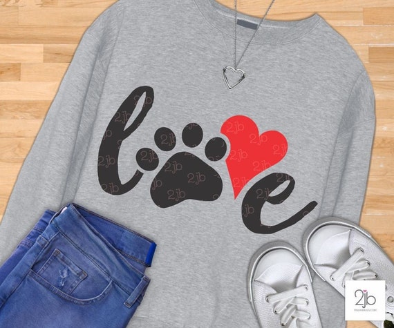 Free Free Love Paw Print Svg 150 SVG PNG EPS DXF File