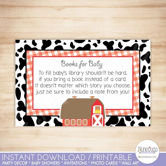 Farm Baby Shower Bring A Book Instead Of Card Barnyard Baby Shower Farm Baby Shower Bring A Book Instead Of Card Barnyard Baby Shower