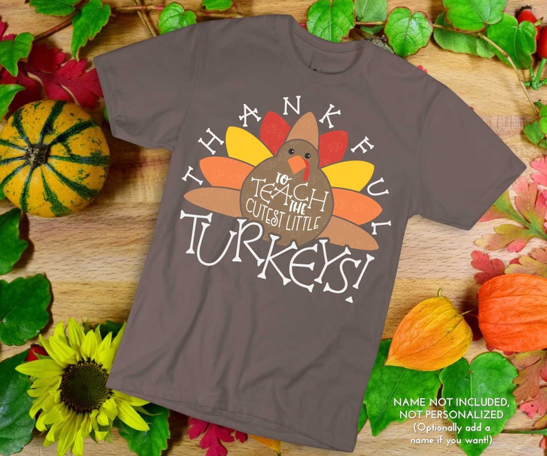Download Thanksgiving teacher SVG thankful teacher shirt svg file | Etsy