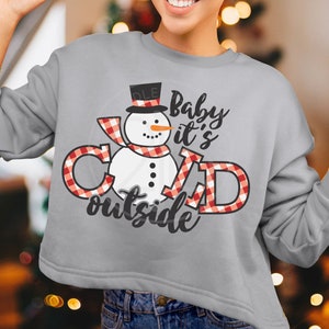 Baby It's Cold Outside Svg, Christmas SVG, Snowman PNG, Snowman Svg ...
