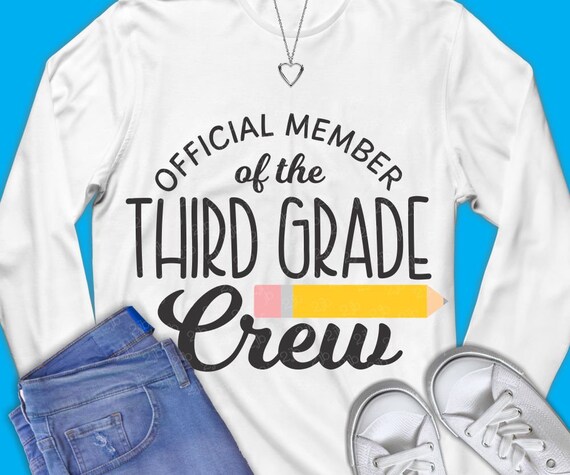 Download Back To School Svg Third Grade Svg Third Grade Teacher Shirt Iron On Transfer School Cut File School Clip Art By Doodlelulu Party By 2 June Bugs Llc Catch My Party