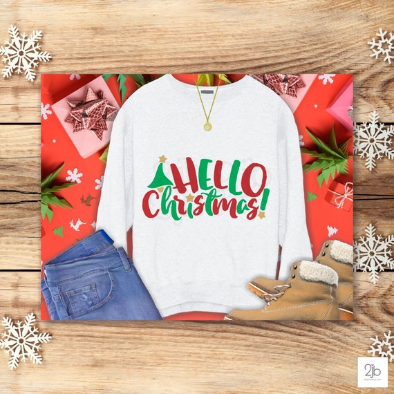 Download Christmas Svg Hello Christmas Svg Holiday Shirt Christmas Party Shirt Printable Iron On Sublimation Cricut Silhouette Cameo Cut File By Doodlelulu Party By 2 June Bugs Llc Catch My Party