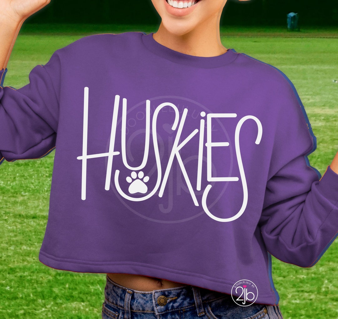 Huskies SVG Huskies Paw Print Svg Huskies for Game Day Shirt - Etsy