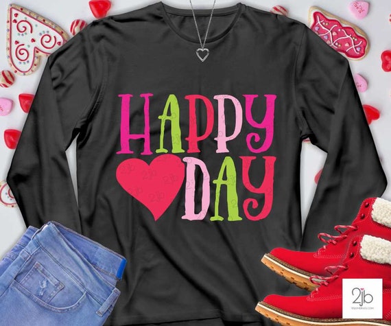 Download Valentine Svg Happy Heart Day Svg Valentines Svg Happy Valentine S Day Shirt Sublimation Cut File Dxf Png By Doodlelulu Party By 2 June Bugs Llc Catch My Party