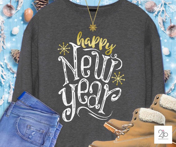 happy new year shirt design