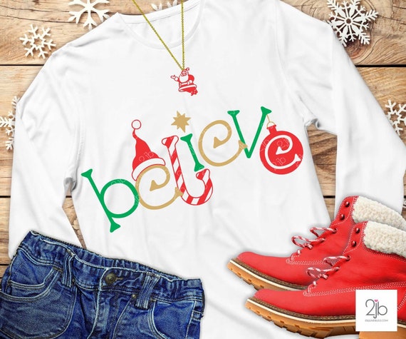 Download Believe Svg Christmas Svg Believe Christmas Shirt Design Sublimation Santa Hat Candy Cane Star Cricut Sihouette Cameo By Doodlelulu Party By 2 June Bugs Llc Catch My Party PSD Mockup Templates