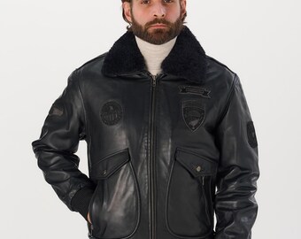 Incredible Vintage 60's - 70's G-1 Style R.sherman Genuine Leather