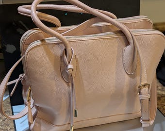 New Urban Expressions Monroe White Quilted Purse Backpack  display picture 2