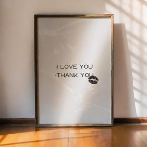 Valentines I Love You Print, Valentine Printable, Printable Wall Art, Valentine Sign, Valentine&#39;s Day Wall Art, Happy Valentine&#39;s Day Print