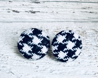 Button Post Earrings
