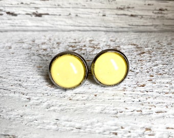 Yellow Post Earrings