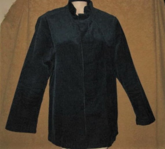 Vintage 60s Mens Blue Nehru Jacket