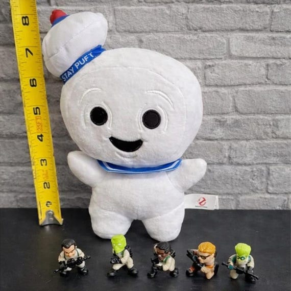 Ghostbusters Stay Puft Marshmallow Man Plush W/ Mini Figures