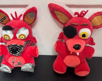 Lot de peluches Foxy Five Nights Freddy's : jouet d'horreur renard pirate cauchemar