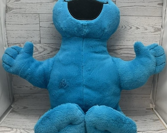 Cookie Monster Plush – Official Sesame Street 2023 – Super Soft Blue Stuffed Toy