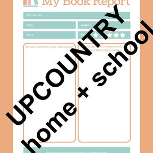 Book Report Outline - Grades 1 - 3 (Expanded and One Sheeter)