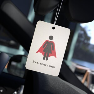 Super Woman Auto Lufterfrischer - New Car, Pine, Black Ice Düfte Bild 1