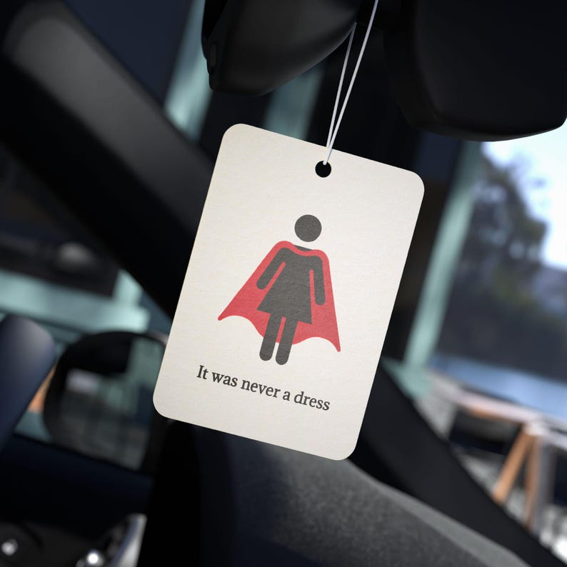 Super Woman Auto Lufterfrischer - New Car, Pine, Black Ice Düfte Bild 1