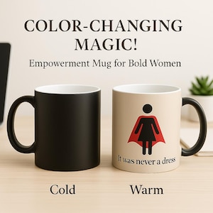 Feministische Farbwechsel Tasse, Empowerment Geschenk