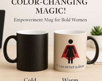 Feministische Farbwechsel Tasse, Empowerment Geschenk