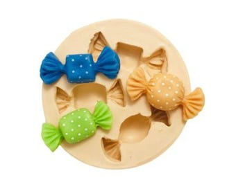 Silicone Mold Candy Crafts Chocolate Candy, Cupcake Topper Fondant, Clay, Resin