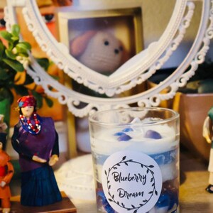 Blueberry Dream Candle – Handmade, Aromatherapy, Decorative