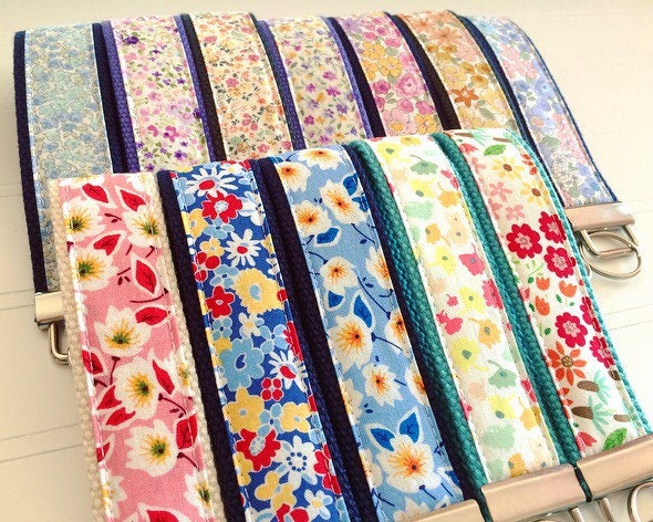 Key Fob, Floral Key Fob, Wristlet Key Fob, Mini Key Fob, Keyfob, Keyc…