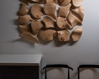 Wood Wall Sculptures, 3D Dimensional wall art, wood wall sculptures, puzzle wood wall art