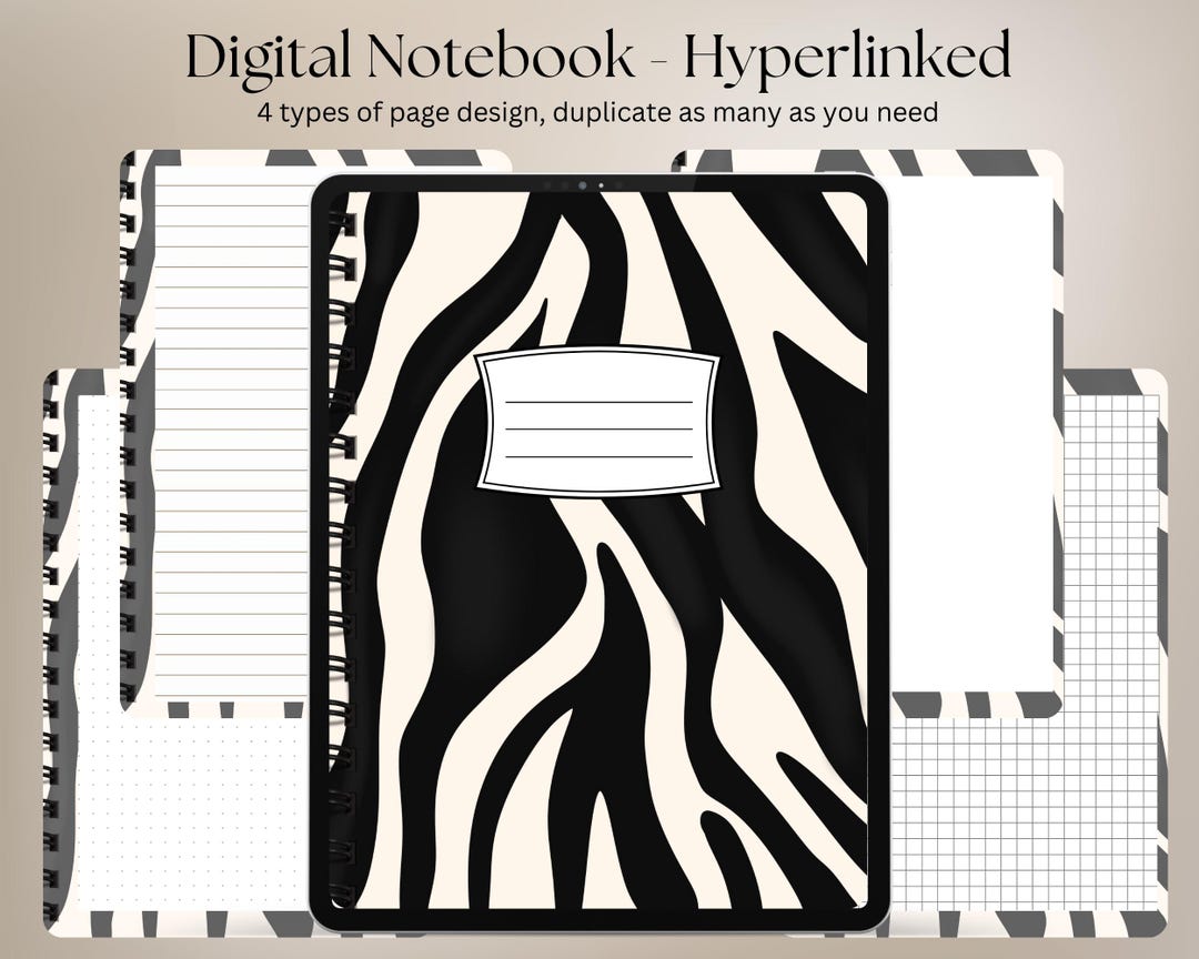 Hyperlinked Digital Notebook | Goodnotes, Notability PDF Planner ...