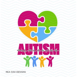 Autism Awareness and Acceptance SVG