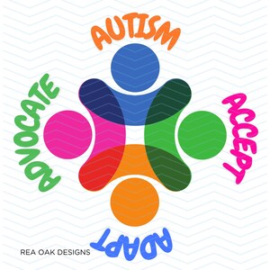 Autism Awareness and Acceptance SVG