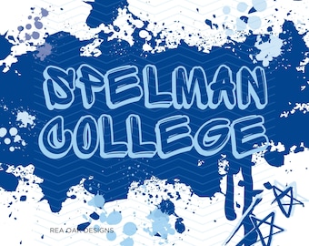 Spelman College SVG, PNG, JPG Dateien (Digitaler Download)