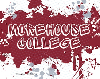 Morehouse College SVG, PNG, JPG-Dateien (Digitaler Download)