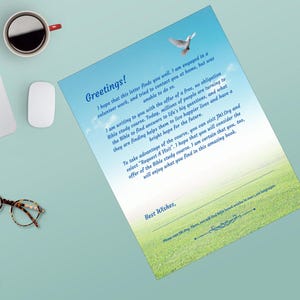 Carta para quienes no están en casa con estudio bíblico disponible en descarga digital