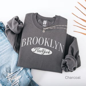 Brooklyn Sweatshirt Shirt, NYC Graphic Sweater, Vintage-Inspired New York Shirt