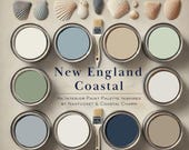 New England Coastal Color Palette | Sherwin-Williams Paint Guide | Classic Beach House Colors | Nantucket Style Home Decor