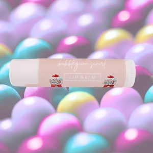 Handmade Natural Chapstick | Bubblegum Flavor | Fun Sweet Lip Care