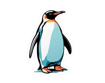 Penguin Sticker, Funny Penguin - "Existence Is a Lot" Dark Humor Vinyl Decal