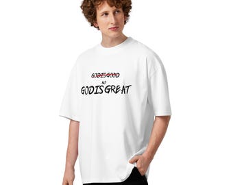 Camiseta cristiana "Dios es grande"
