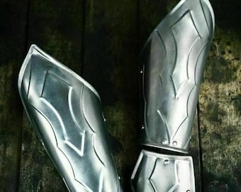 Medieval Pair Of Steel Bracers For Arm Protection | Steel Arm Guards for LARP Cosplay & Costume