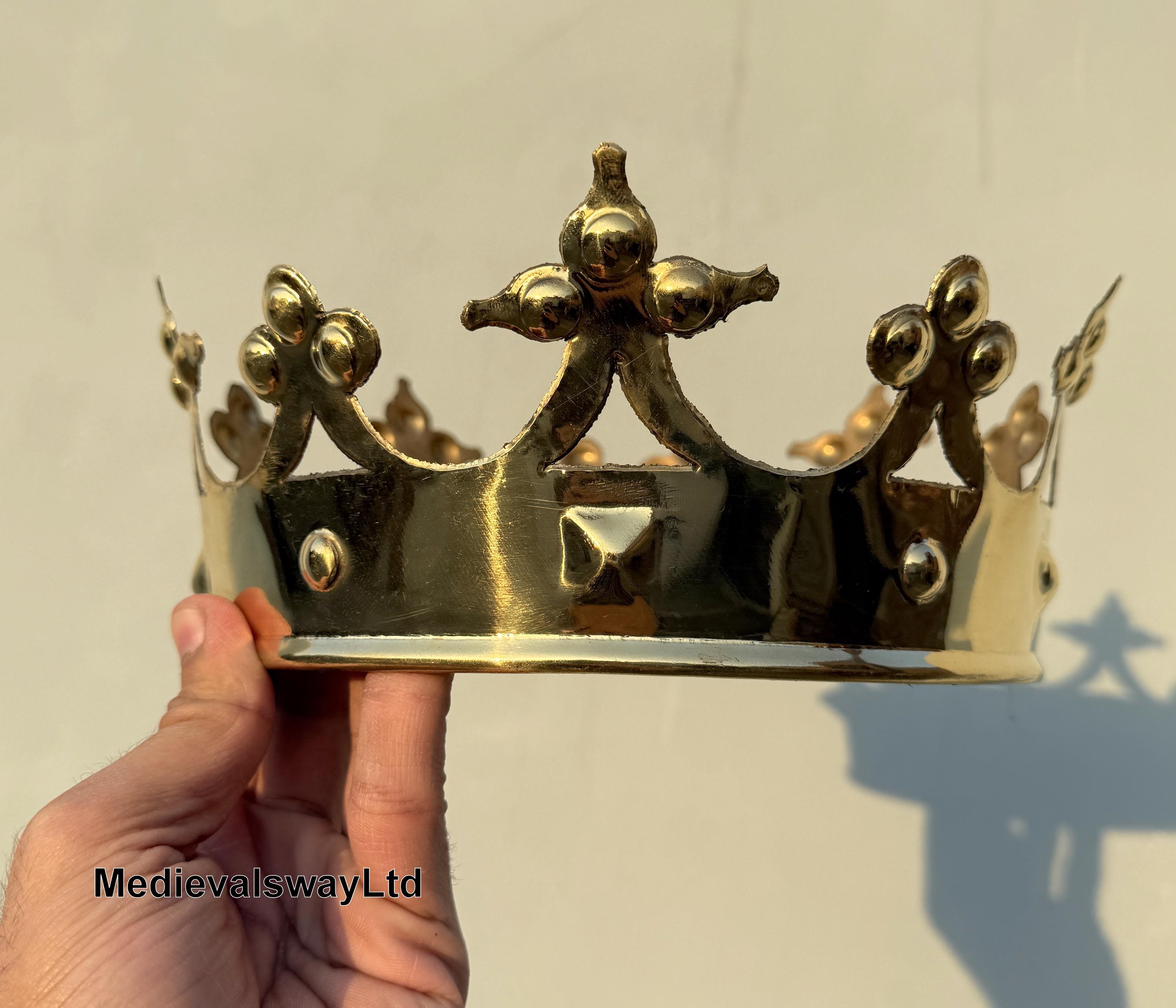 ROI, COURONNE MEDIEVALE, Métal Biško Couronnes Et Tiares Bijouterie